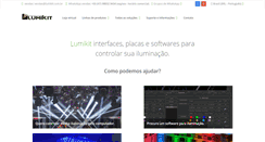 Desktop Screenshot of lumikit.com.br